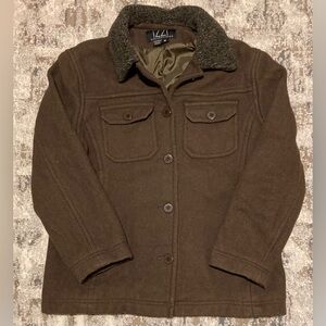 Izzi Collections Espresso Brown Wool Jacket ~ Women’s Medium ~ EUC